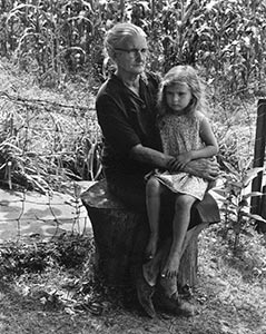 Mae Phillips and Granddaughter, 1974